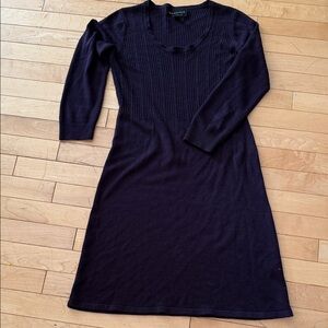 Connected Apparel Black Long Sleeve Dress